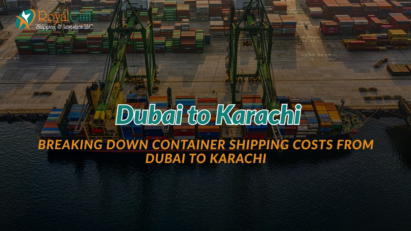 Export container shipping from Dubai to Karachi